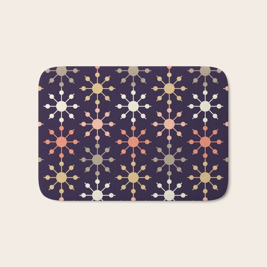 Snowflakes Bath Mat