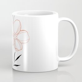 Minimalist Flower Print Art #2 Coffee Mug