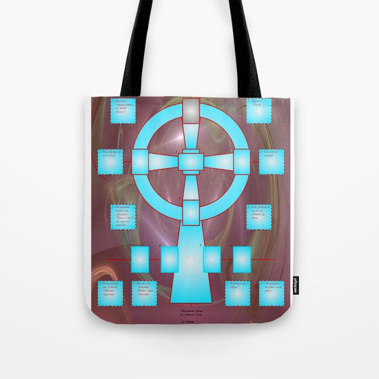 the celtic cross for universal tarot Tote Bag