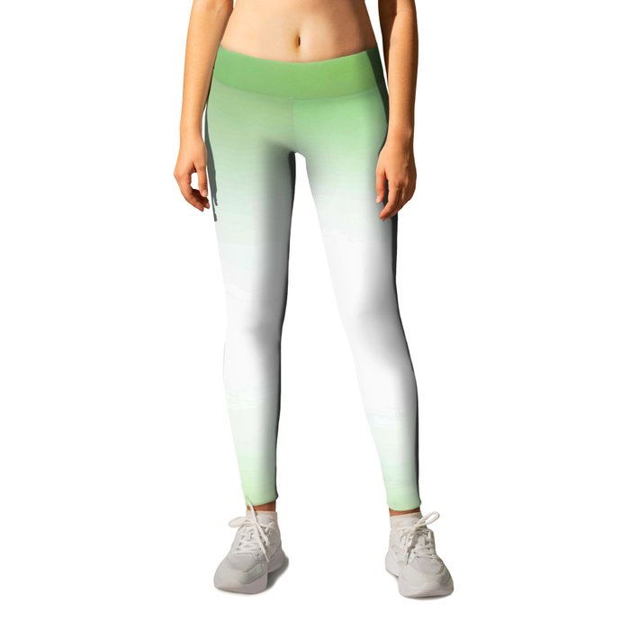 Flag of nigeria 6 - with cloudy colors Leggings