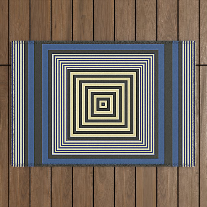 Squares Outdoor Rug