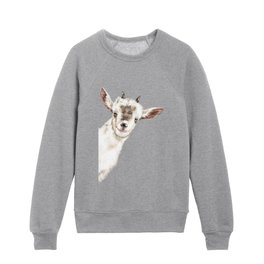 Oh My Sneaky Goat Kids Crewneck