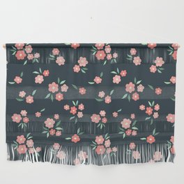 Dainty Pink Flowers  Wall Hanging