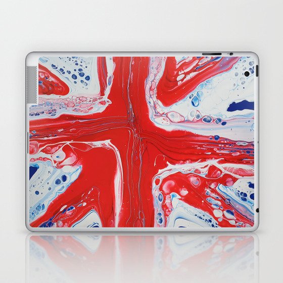 Abstract Union Jack Laptop Ipad Skin By Sharonperryart Society6