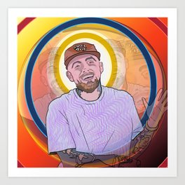 Mac Miller Music It S A Beautiful Thing It S A Beautiful Thing Art Print By Soapman Society6