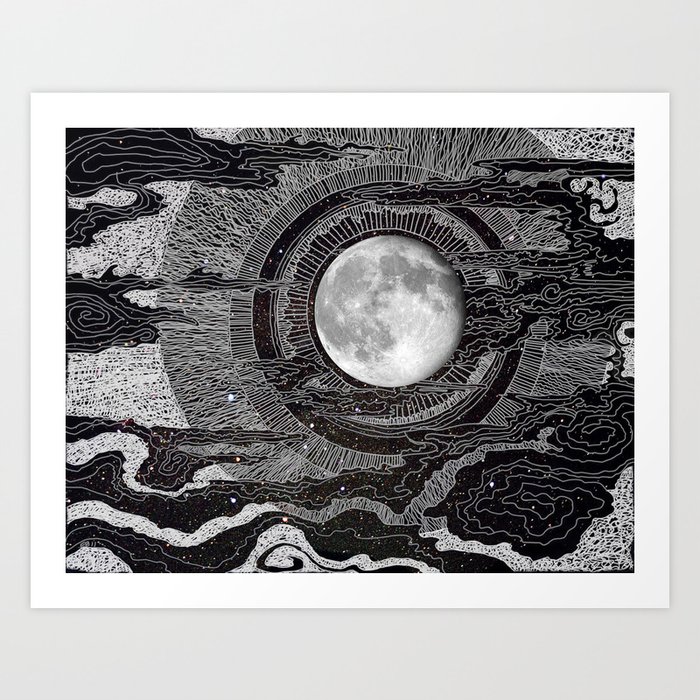 Moon Glow Art Print