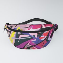 PAGER Mural Abstract Royal Stain Fanny Pack
