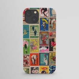 Zadro (Vintage Matchbox Wallpaper) iPhone Case