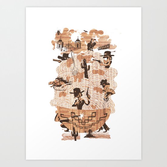 Spaghetti Western Art Print