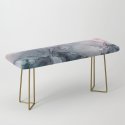 Blush And Paynes Grey Flowing Abstract Painting Dekkodesignstore Com