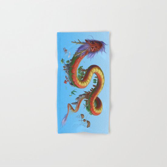 World Dragon Hand & Bath Towel