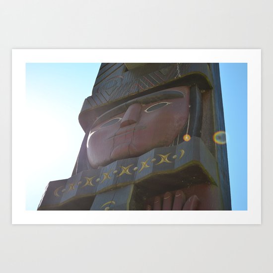 changing faces Art Print