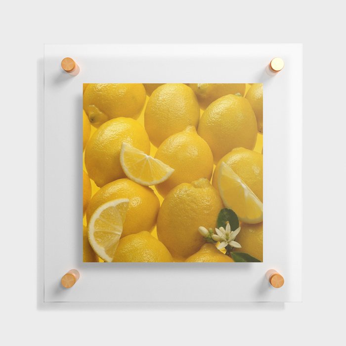 Lemons Floating Acrylic Print