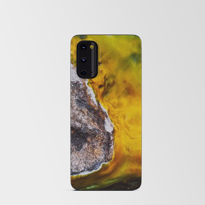 Abstract Colorful Geothermal Sulphur Deposits Android Card Case