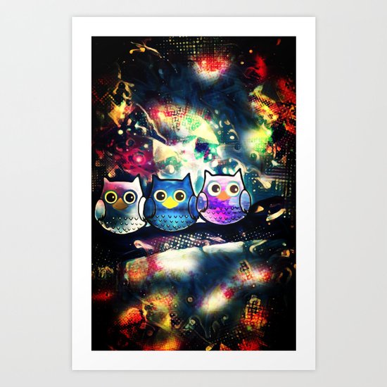 owl-89 Art Print