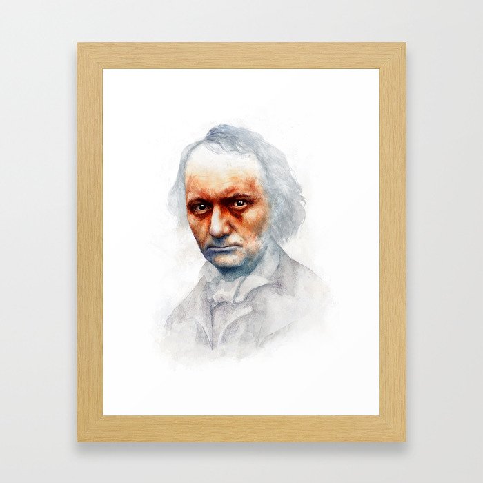 Charles Baudelaire Framed Art Print