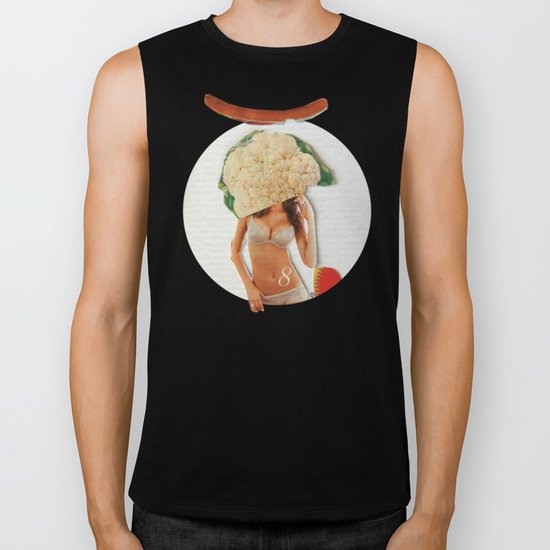 Build a Woman - Cut and Glue · Miss Blumenkohl · Crop Circle Biker Tank