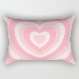Pink Love Hearts  Rectangular Pillow