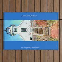 Mission Point Lighthouse Outdoor Rug