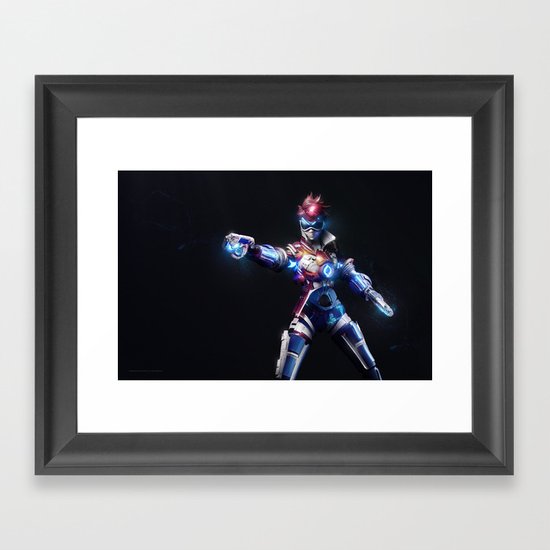 Tracer v2 Framed Art Print