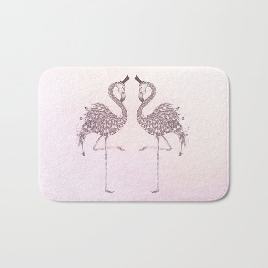 Flamingo Bath Mat