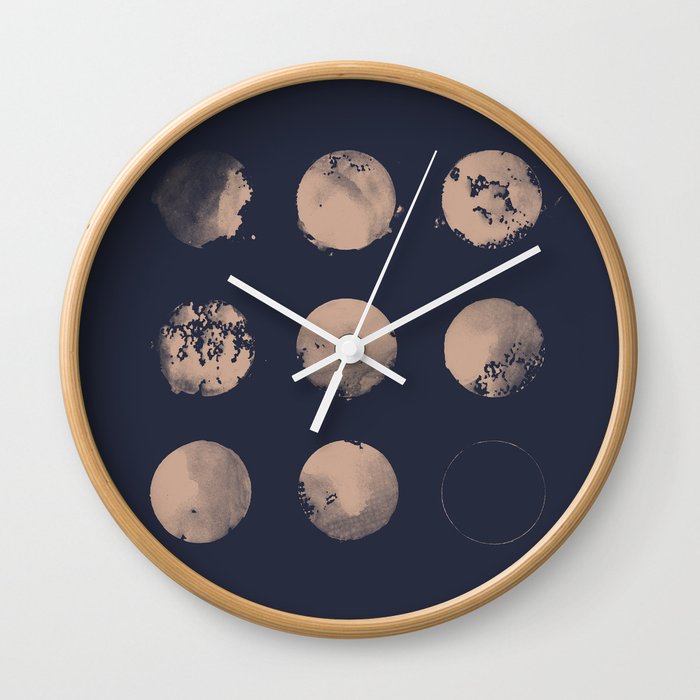 Douze Lunes Wall Clock