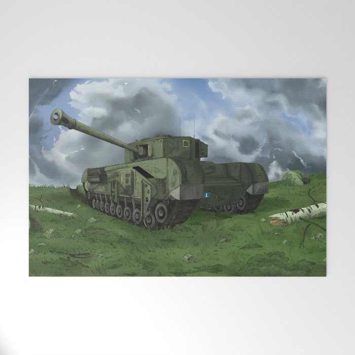 Churchill Tank Welcome Mat