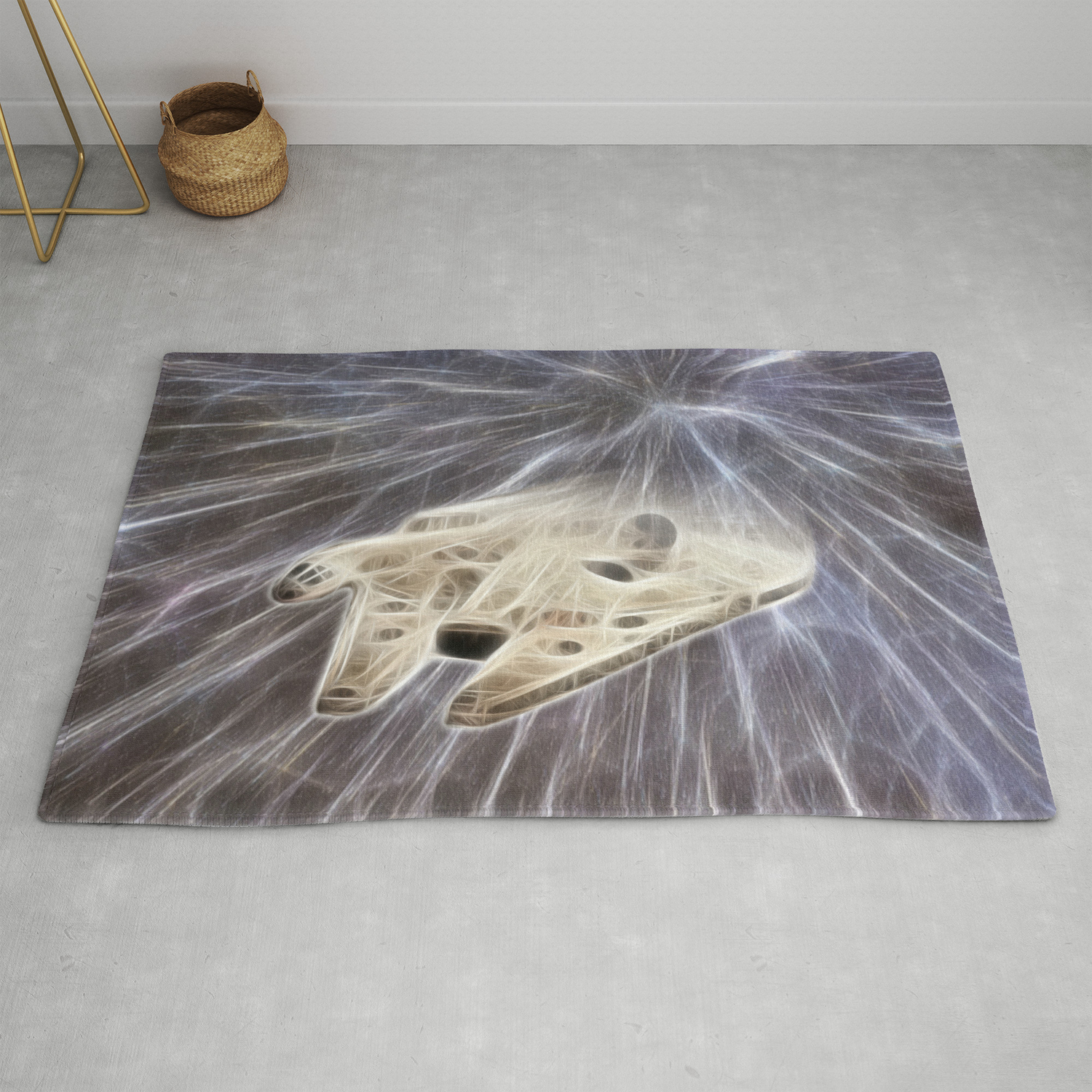 millenium falcon rug