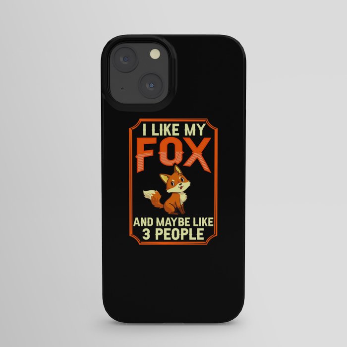 Red Foxes Fennec Fox Animal Funny Cute iPhone Case