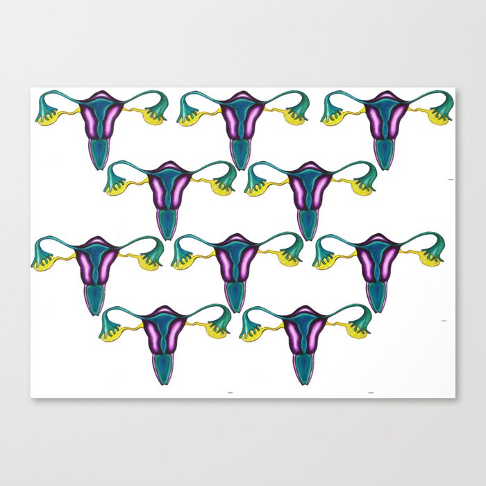 Classical uteruses Canvas Print