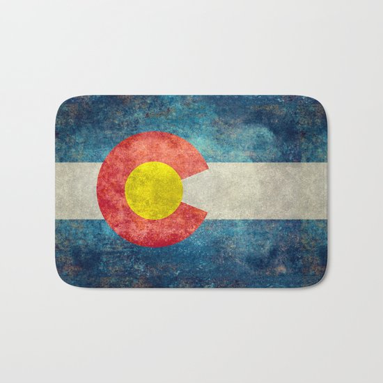 Coloradan State Flag Bath Mat