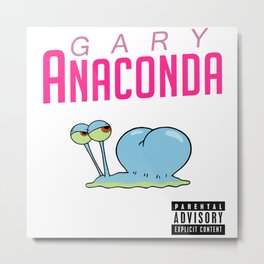 Gary Anaconda (Parody) Metal Print | Graphic Design, Music, Funny, Vector 