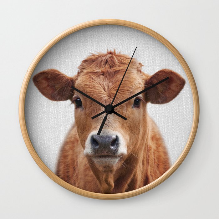 Cow 2 - Colorful Wall Clock