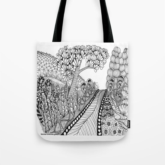 Zentangle Illustration - Road Trip Tote Bag