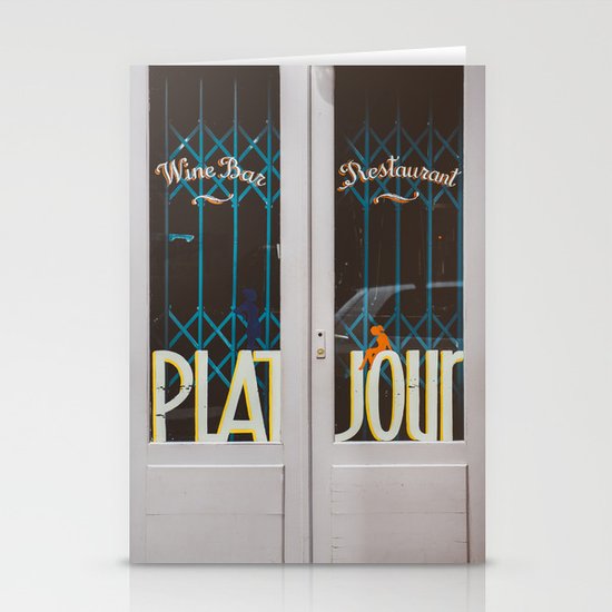 Plat du Jour Stationery Cards