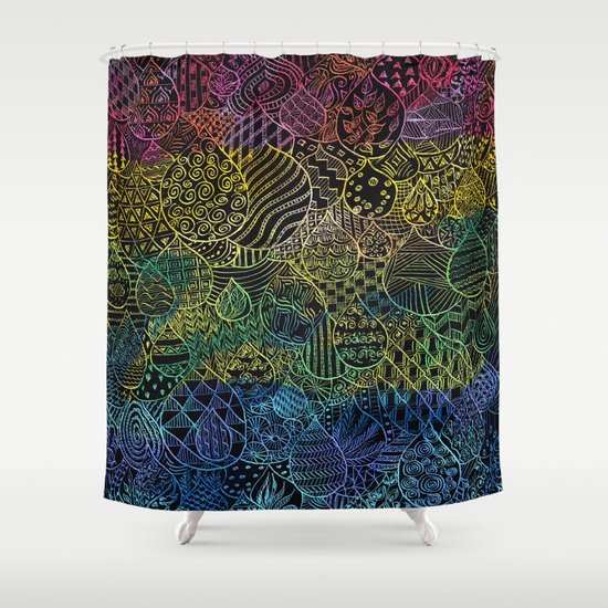 Drops Shower Curtain