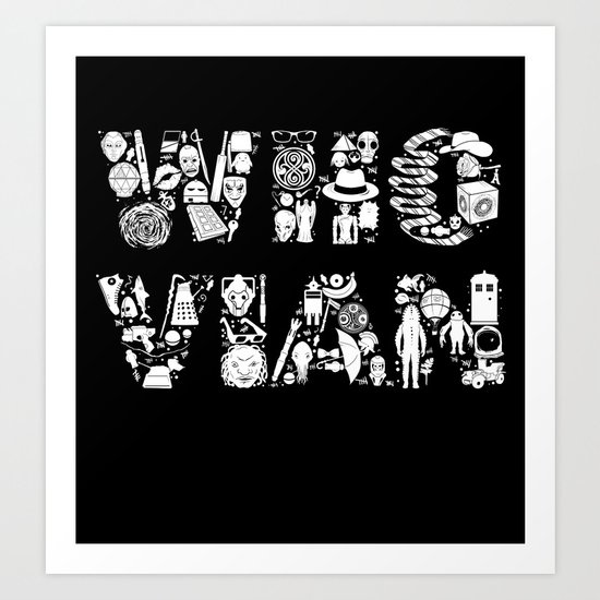 WHOVIAN Art Print