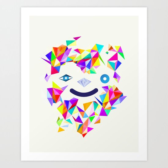 Chromatic character Art Print