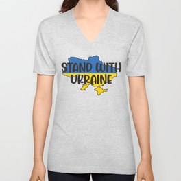 Stand With Ukraine V Neck T Shirt