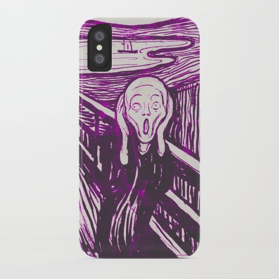 The Scream's Haze (purple) iPhone Case
