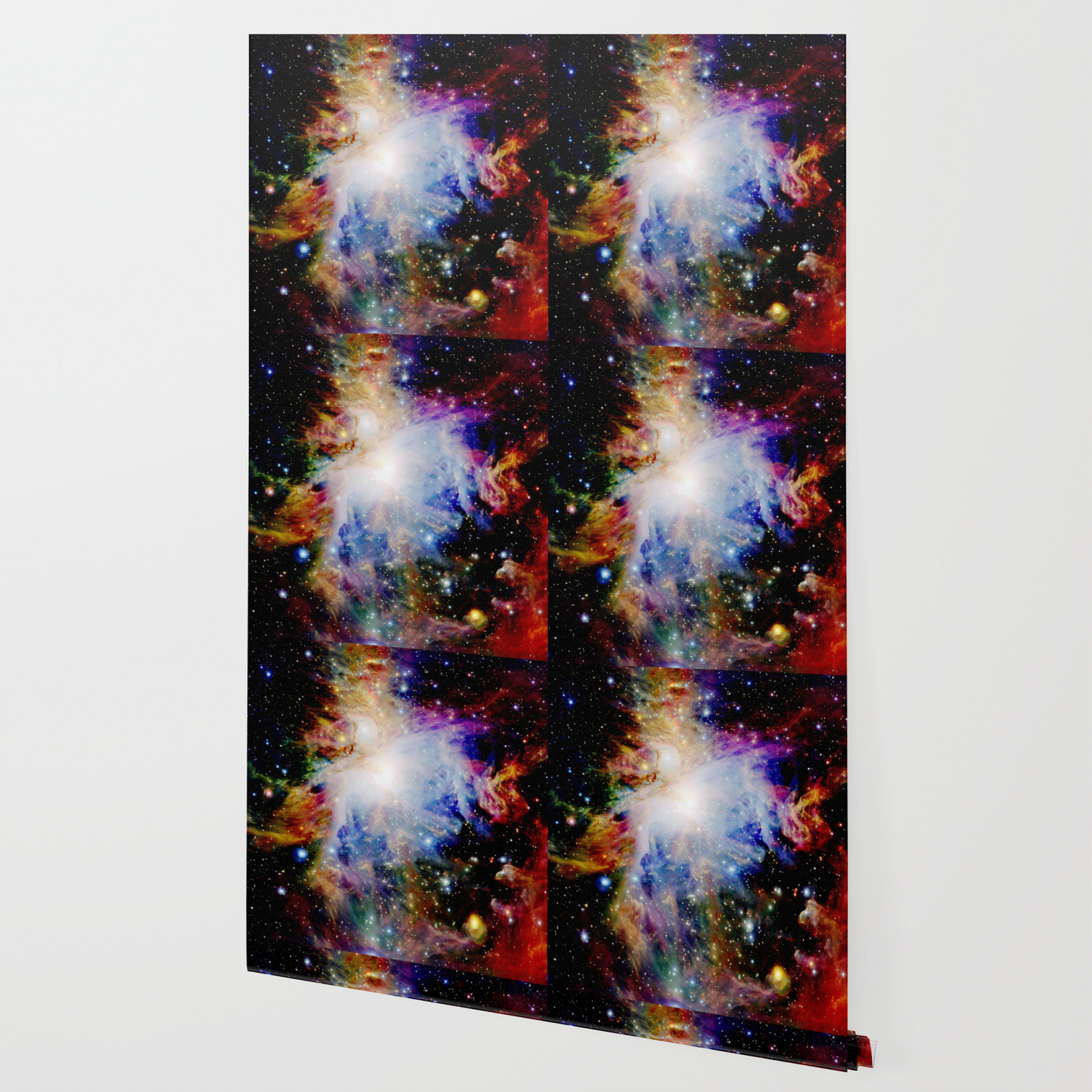 Galaxy Orion Nebula Dark Colorful Wallpaper By Me101 Society6