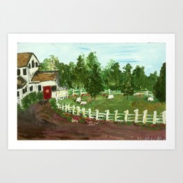 Ash Mill Farm Art Print