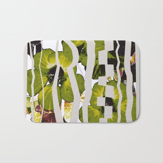 caged garden Bath Mat