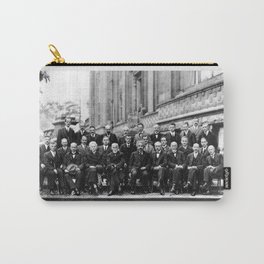 World-Renowned Physicists of 1927 at Solvay Conference Carry-All Pouch