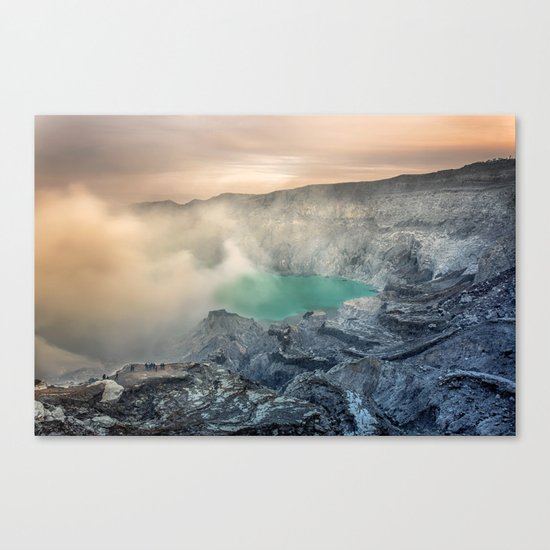 volcano, Indonesia Canvas Print