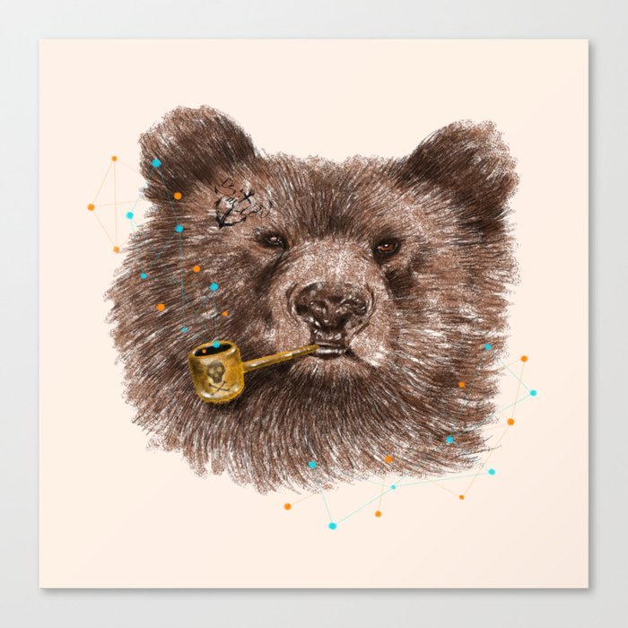 Sailor Bear II Canvas Print