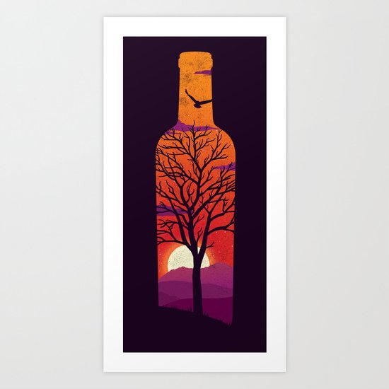 Bottled Up Art Print