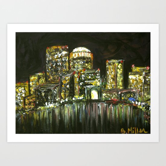 Boston Harbor Art Print