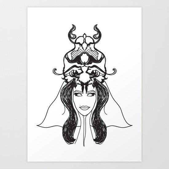 deusa Art Print