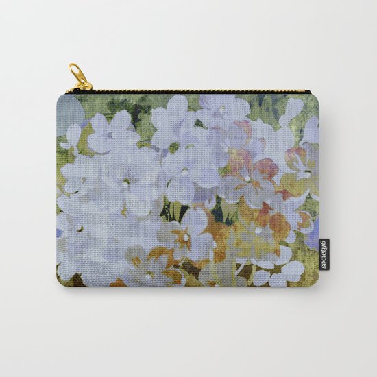hydrangea and textures Carry-All Pouch